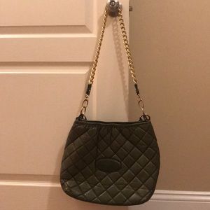 DIMONI green leather bag